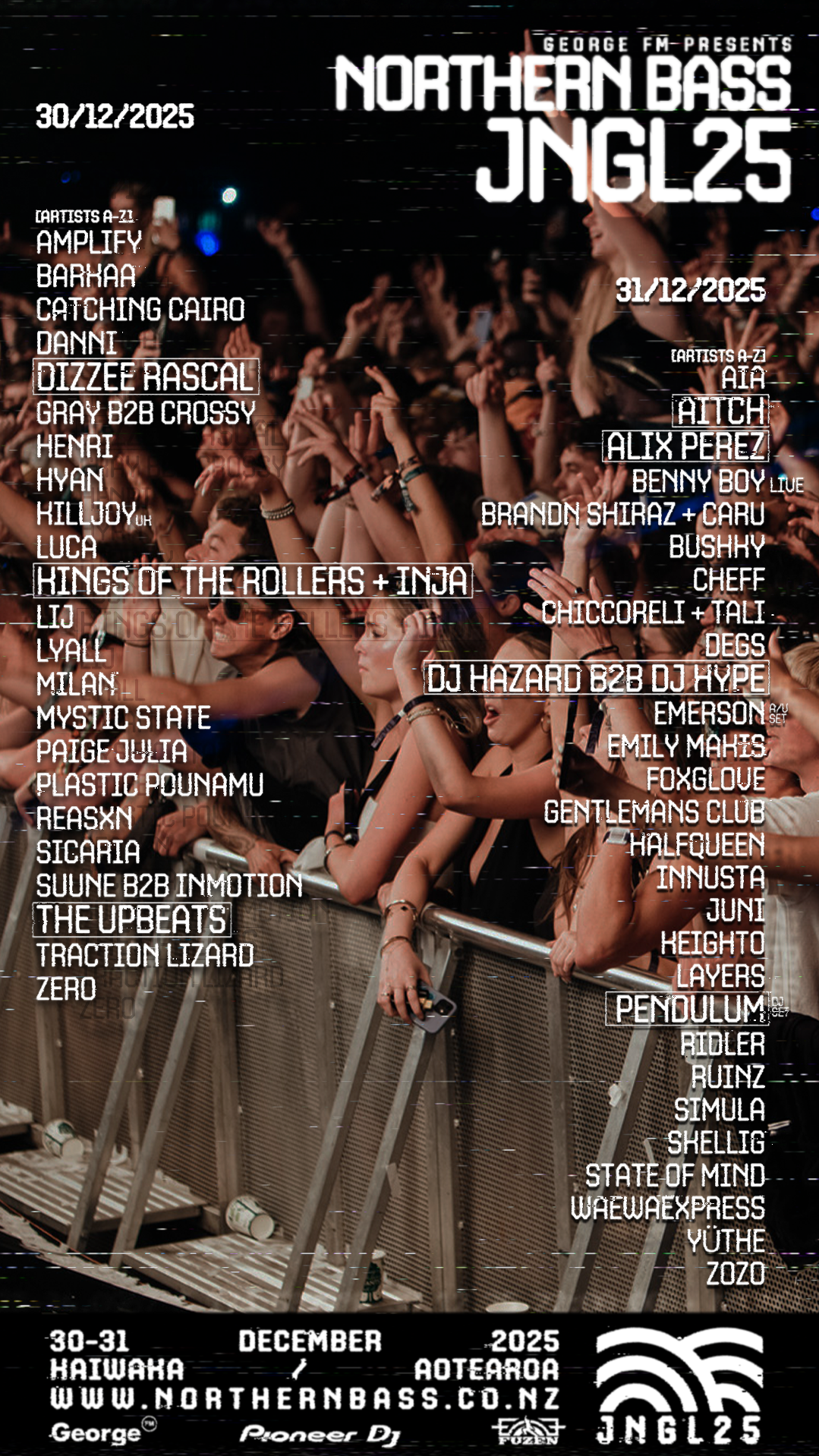 Northern Bass JNGL25 - Day Splits