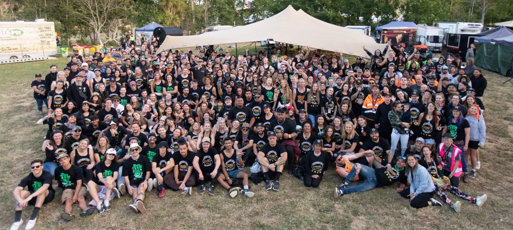 NB JNGL25 crew and volunteers group photo