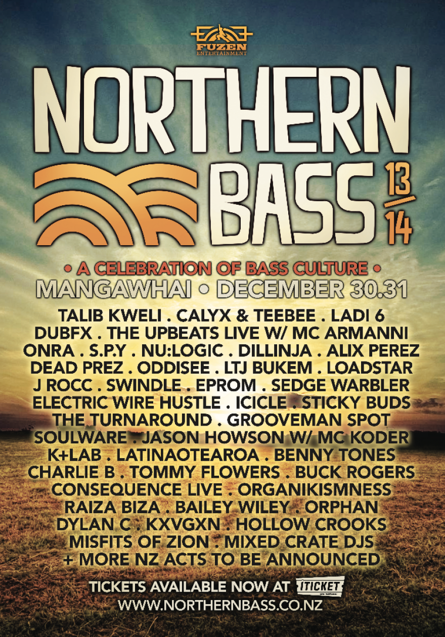 Northern Bass 2013 Festival Poster