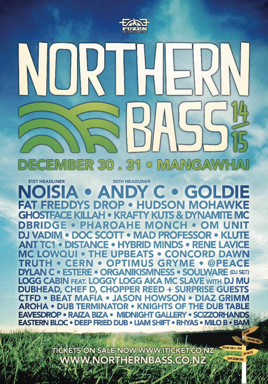Northern Bass 2014 Festival Poster