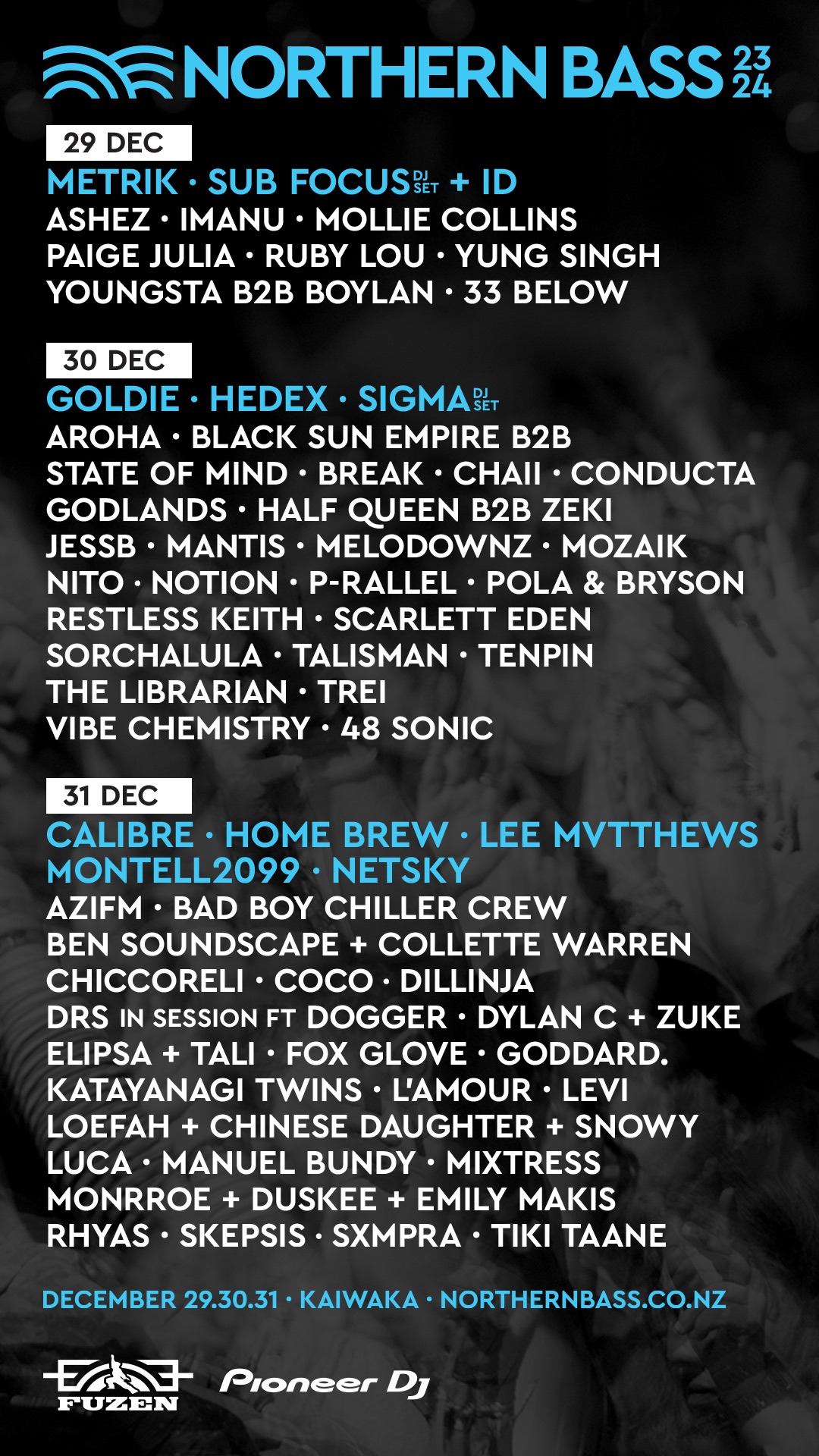 Northern Bass 2023 Festival Poster