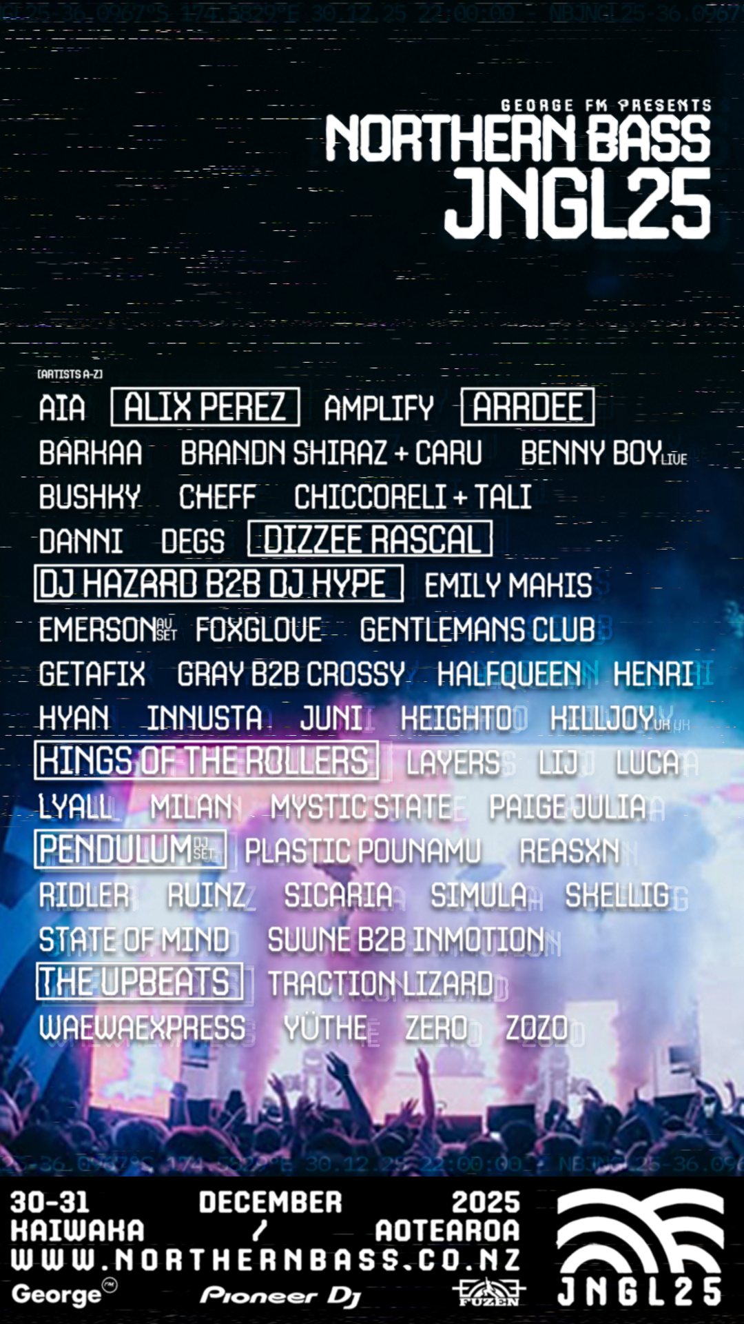 Northern Bass 2025 Festival Poster